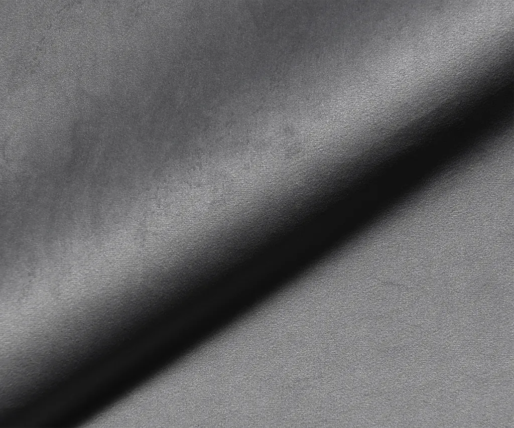 DELIFE 4-er-Set-Esszimmerstuhl Novi-Adesso Grau Samt 4-Fuß Konisch – Bild 3