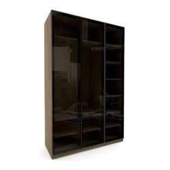 Kleiderschrank Legend 3-Türig Mit Glastüren