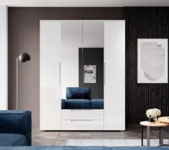 Kleiderschrank Schlafzimmerschrank Drehtürenschrank Schrank "Suzette IV"