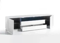 Lowboard Vicenza Weiß Hochglanz