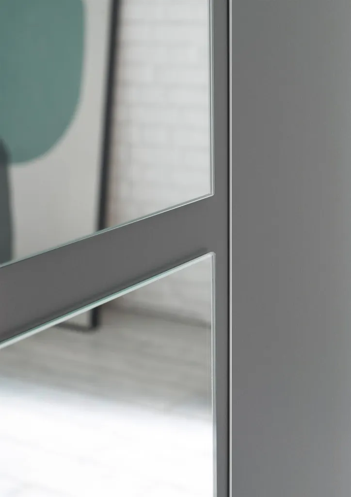 Schwebetürenschrank Kleiderschrank Schiebetürenschrank Schrank"Alysia II" Graphit – Bild 6