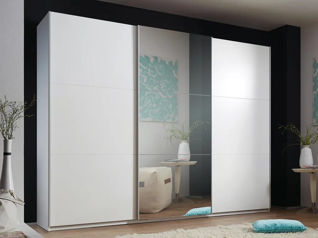 Schwebetürenschrank Kleiderschrank Schiebetürenschrnak Schrank "Boulder I"