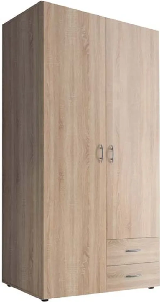 Schlafzimmerschrank Schrank Kleiderschrank "Hamina III" Eiche Sonoma – Bild 2