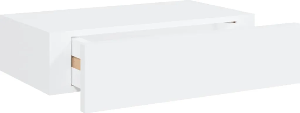 VidaXL Wand-Schubladenregal Weiß 40x23,5x10 Cm MDF – Bild 6