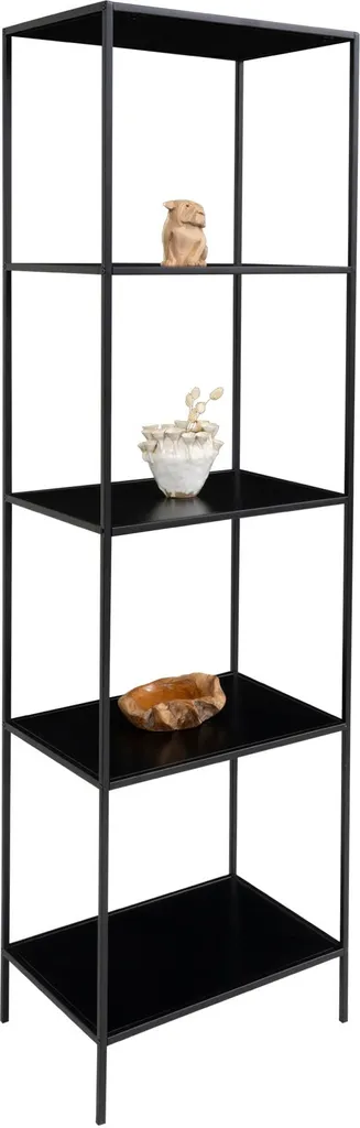 Vita Metallregal In Schwarz | Schmales Standregal Aus Stahl