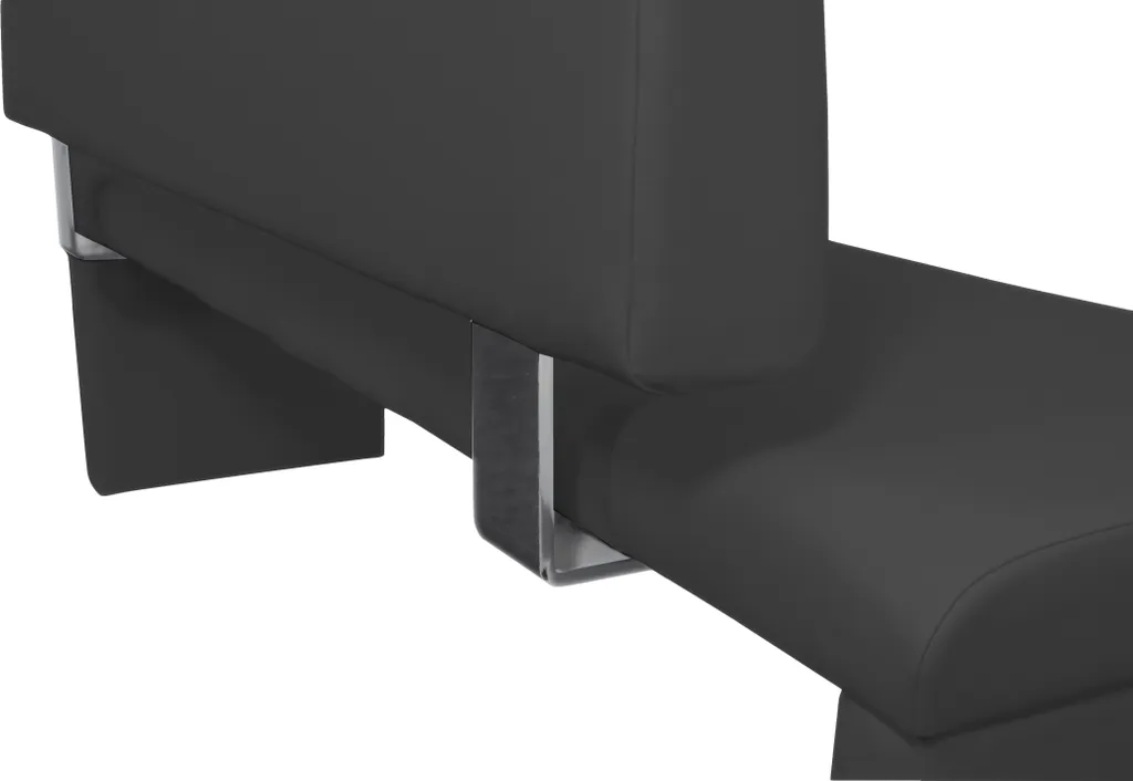 HOMEXPERTS Bank CHARISSE B180 X H83 X T54 Cm Schwarz Kunstleder – Bild 7