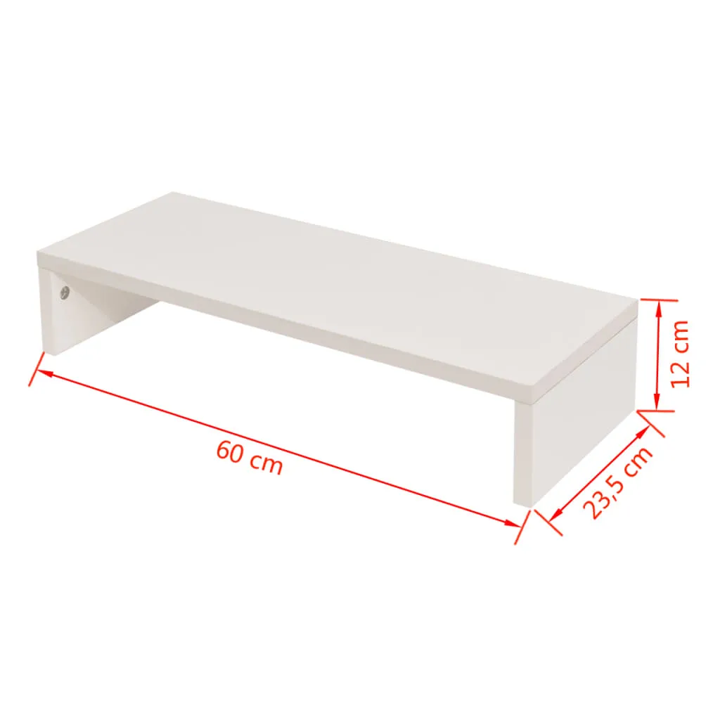 VidaXL TV-Schrank Holzwerkstoff 60x23,5x12 Cm Weiß – Bild 5