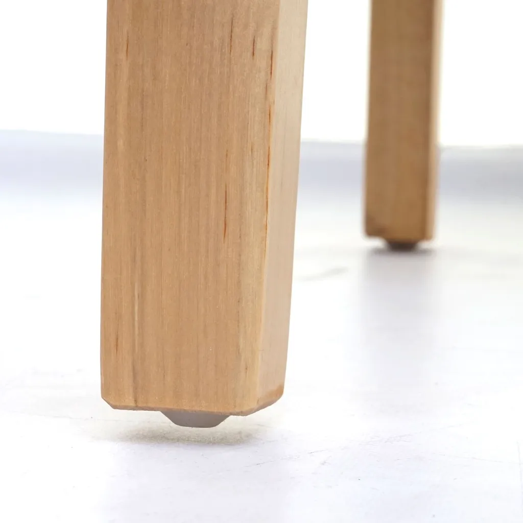 6x Esszimmerstuhl Stuhl Küchenstuhl Littau Kunstleder, Grau Matt, Helle Beine – Bild 6