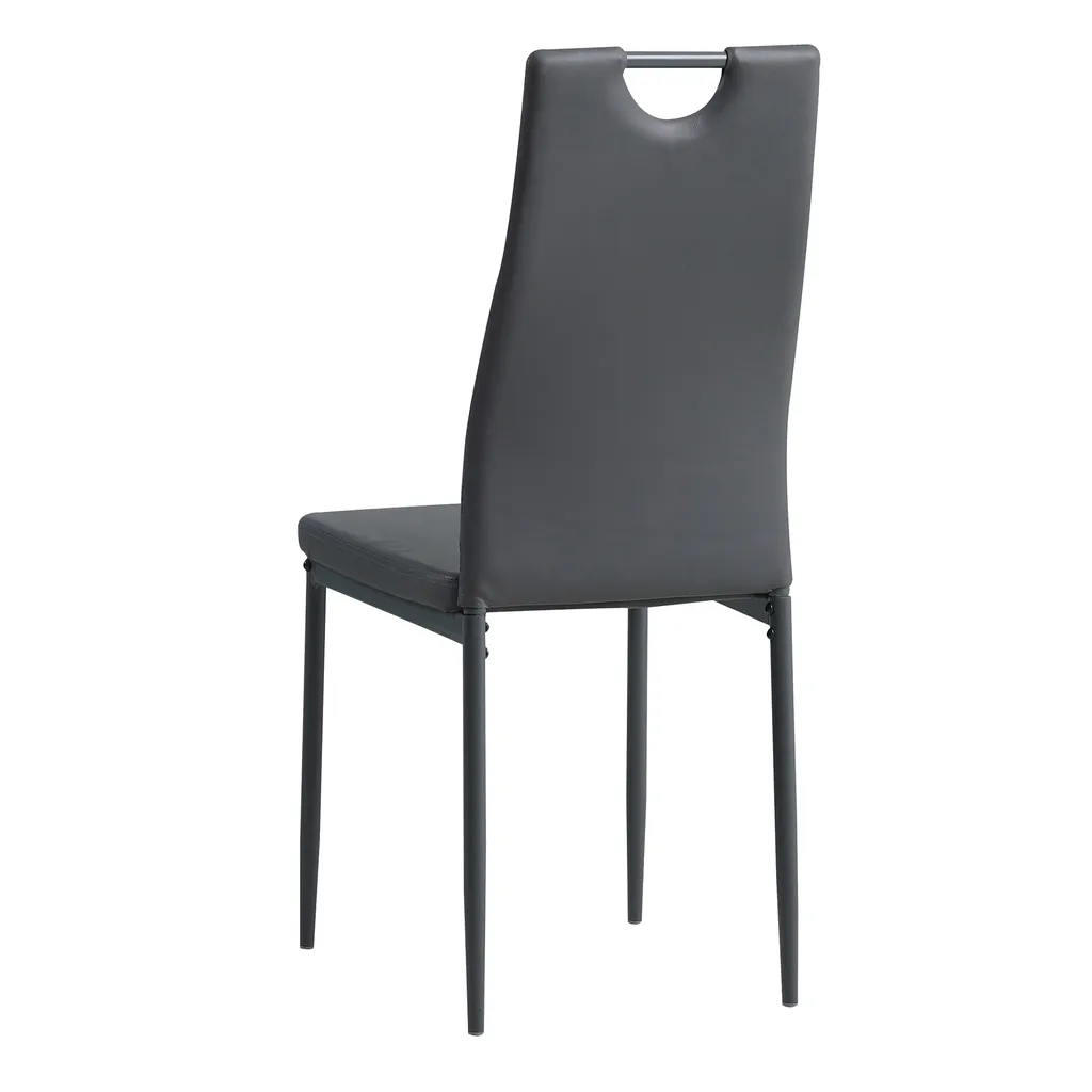 Albatros Esszimmerstühle SALERNO 6er Set, Grau - Edles Italienisches Design, Polsterstuhl Kunstleder-Bezug, Modern Und Stilvoll Am Esstisch - Küchenstuhl, Stuhl Esszimmer Hohe Belastbarkeit – Bild 8