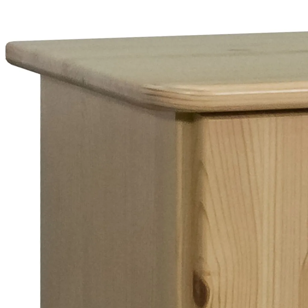 VidaXL TV-Schrank 115x29x40 Cm Massivholz Kiefer – Bild 4