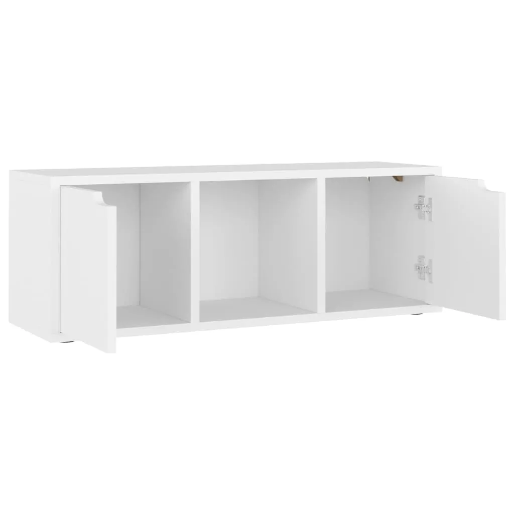 VidaXL TV-Schrank Weiß 88,5x27,5x30,5 Cm Holzwerkstoff – Bild 6