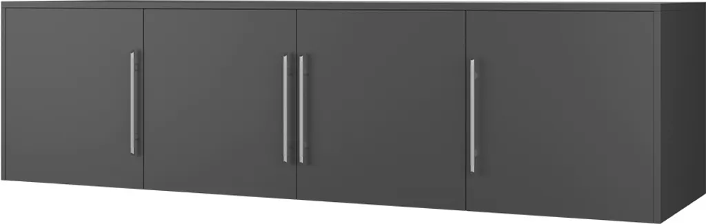 Mirjan24 Schrankaufsatz Für Tytus D4, Praktisch Kleiderschrank Aufsatz, Schlafzimmer Schrank (Farbe: Graphite)