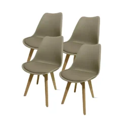 Set Aus 4 Esszimmerstühlen Style Scandinave LAGOM