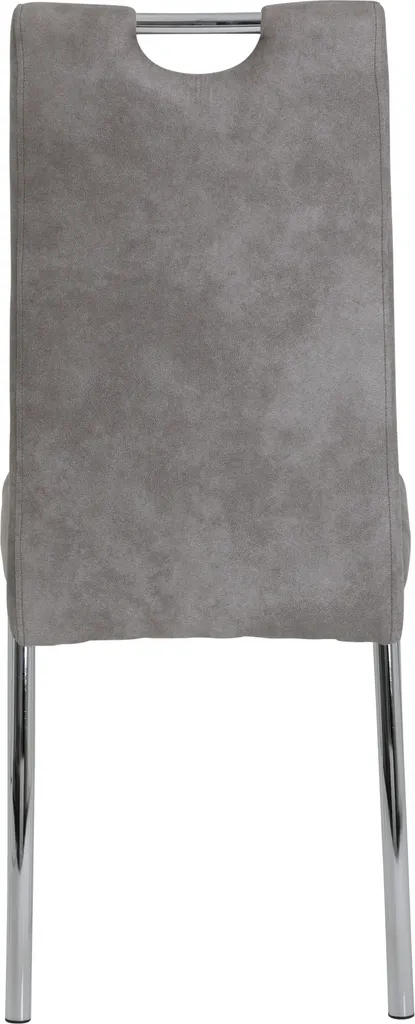 4er Set Vierfußstuhl Susi II Bezug Vintage Grau Lehne Mit Griff – Bild 6