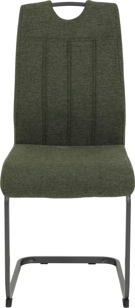 2er Set Esszimmerstuhl Britta - Webstoff Grün - 140kg Belastbar – Bild 5