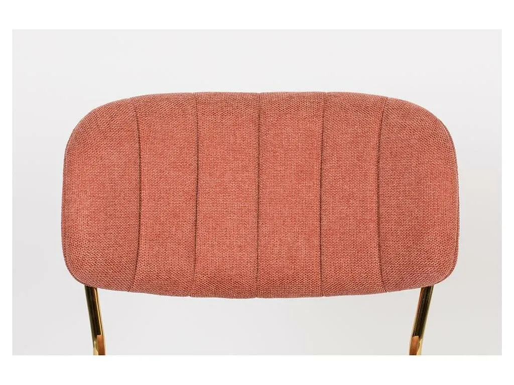 White Label Jolien 2-er Set Stühle Gold / Pink – Bild 15