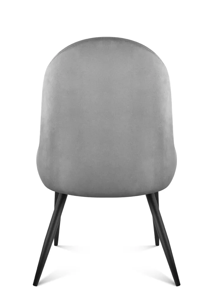 Mark Adler Prince 4.0 Esszimmerstühle Polsterstuhl Wohnzimmerstuhl Sessel Mit Rückenlehne Aus Samt Bis 130 Kg Grau – Bild 6