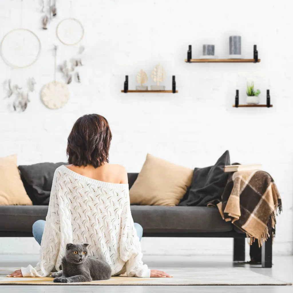 Relaxdays 3er Wandregal Holz – Bild 3