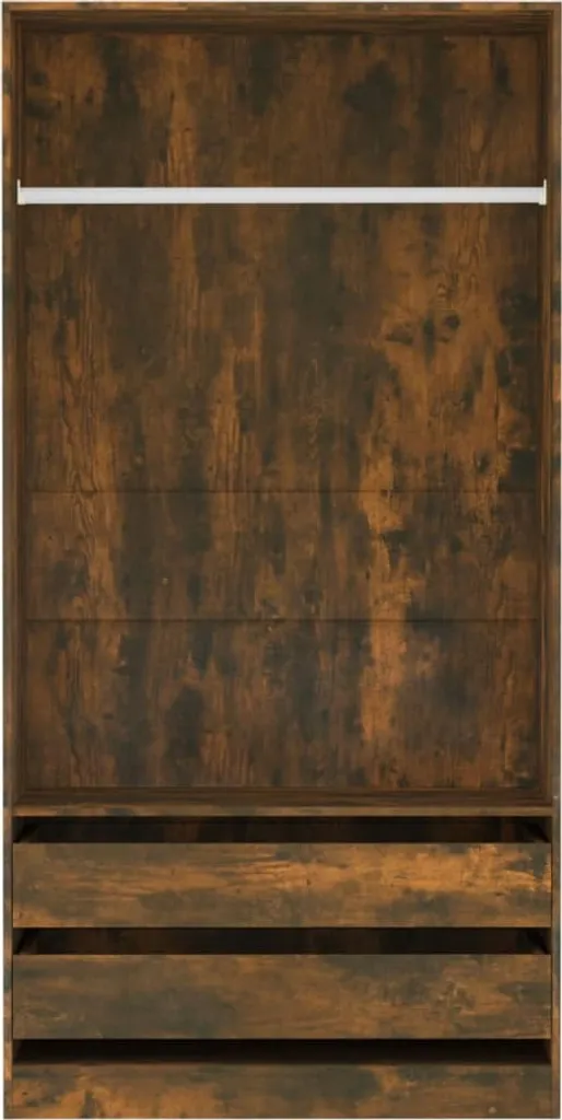 VidaXL Kleiderschrank Räuchereiche 100x50x200 Cm Holzwerkstoff – Bild 4