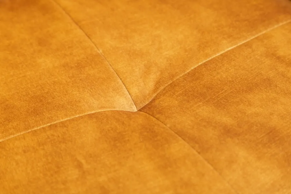 Invicta Stuhl Euphoria Senfgelb Samt Drehbar – Bild 3