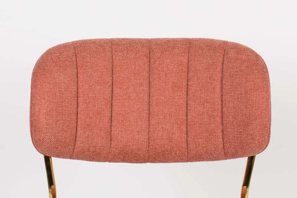 White Label Jolien 2-er Set Stühle Gold / Pink – Bild 12