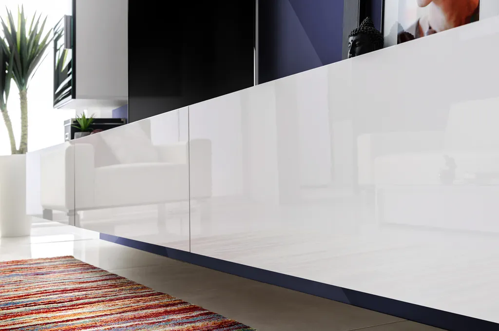 Extreme Furniture T34-200 TV Schränke | Zwei Hängeschränke Mit Einer Breite Von 200 Cm Abklappbare Türen | Wotan Korpus & Wotan Fronten – Bild 3