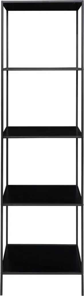 Vita Metallregal In Schwarz | Schmales Standregal Aus Stahl – Bild 7