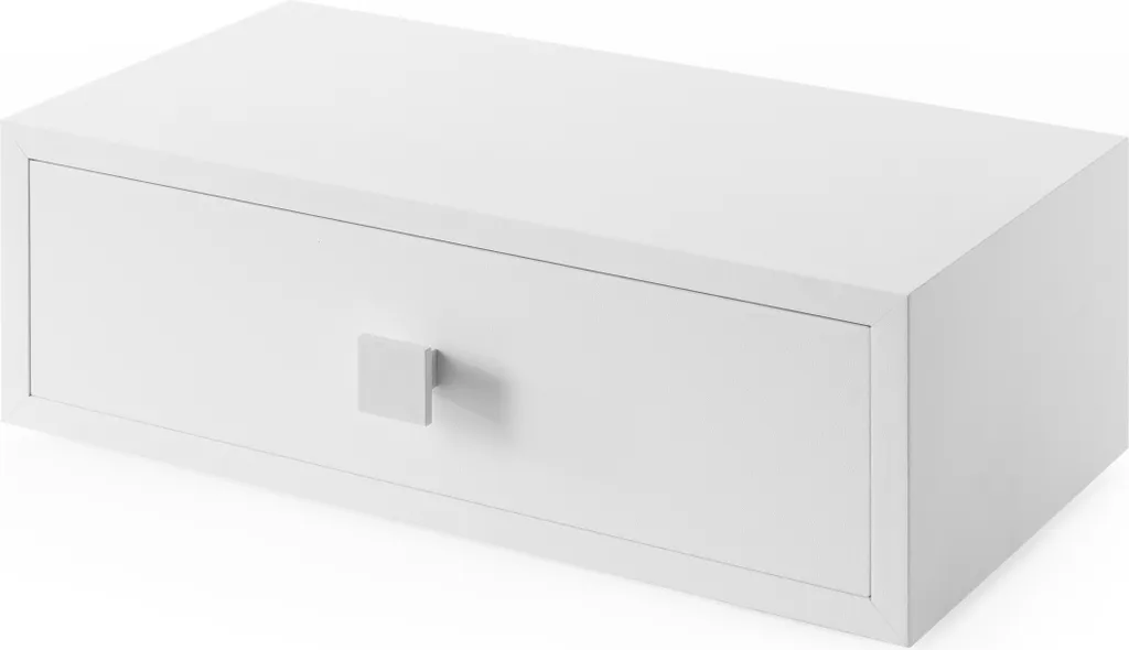 Wandregal Mit Schublade Ringo Weiß