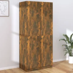 VidaXL Kleiderschrank R?uchereiche 90x52x200 Cm Holzwerkstoff