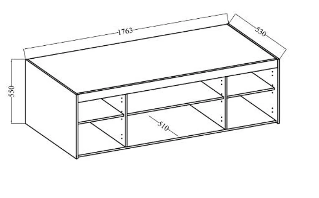 FURNIX Kleiderschrank ELIZA 176,3 Cm 4-türig Aufsatz Spiegel 2 Schubladen Weiss – Bild 4