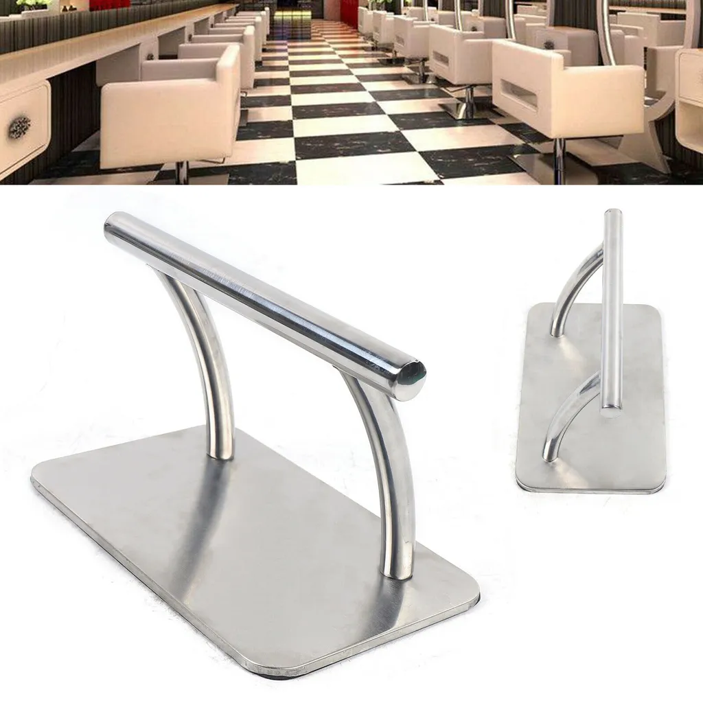 Edelstahl Friseurfußstütze Fußraste Für Friseurstuhl Friseursalon – Bild 2