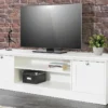 TV-Lowboard Unterschrank Fernsehtisch Sideboard HiFi Element Rack "Landsted II"