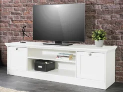 TV-Lowboard Unterschrank Fernsehtisch Sideboard HiFi Element Rack "Landsted II"