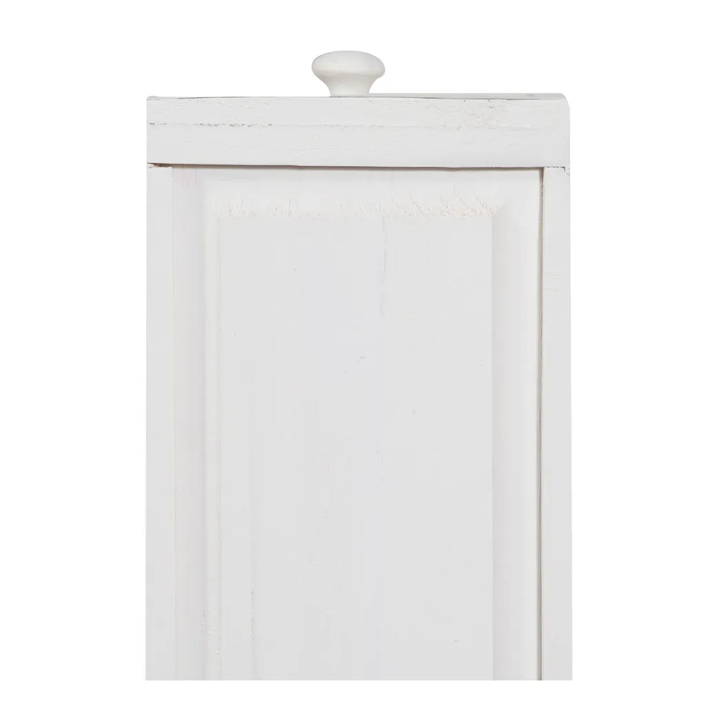 Tv Schrank 150x51x56 Cm, Tv Möbel Massivholz, Weiß/Holz – Bild 8