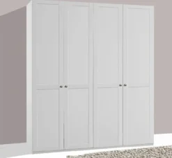 Kleiderschrank Schrank Schlafzimmerschrank Newport Weiß 180cm