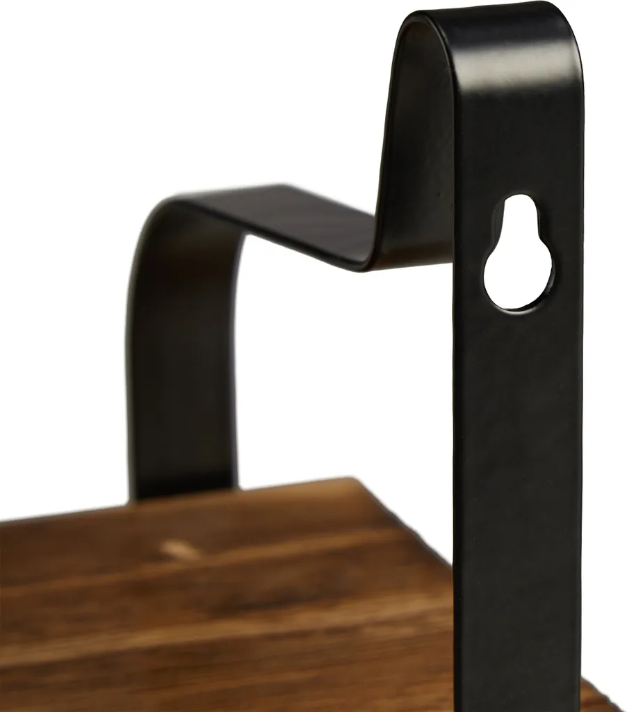 Relaxdays 3er Wandregal Holz – Bild 6