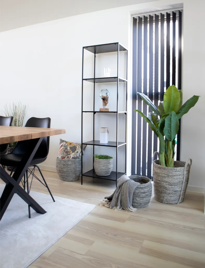 Vita Metallregal In Schwarz | Schmales Standregal Aus Stahl – Bild 2