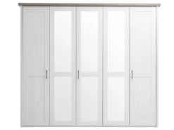 Kleiderschrank Drehtürenschrank Holzschrank Schrank Schlafzimmer "Lebbie I"