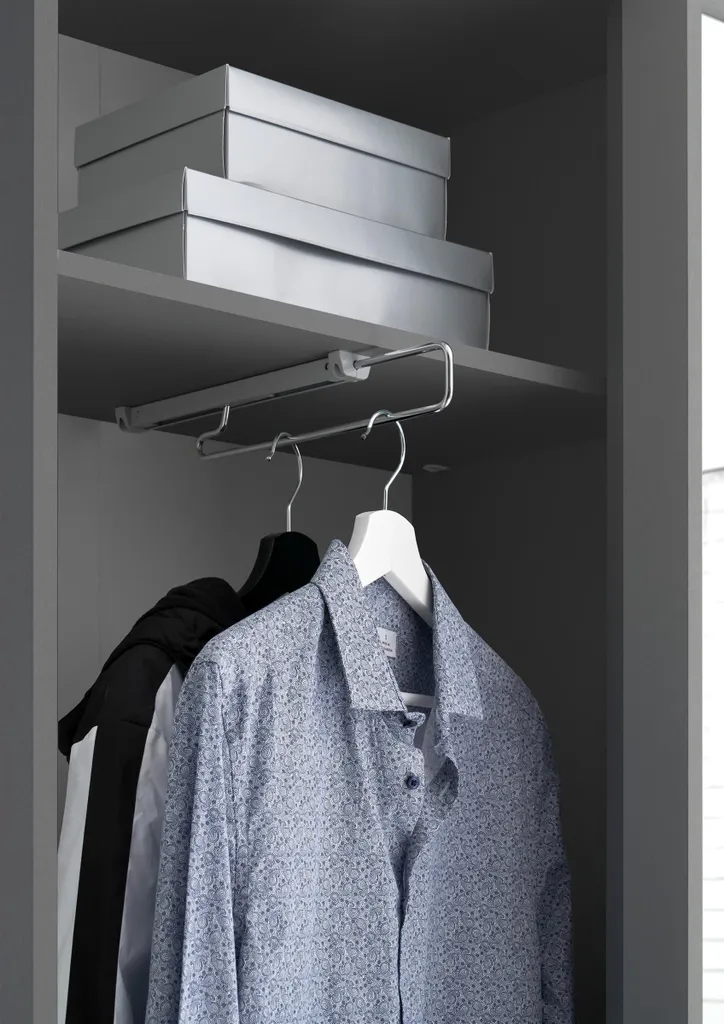 Schwebetürenschrank Kleiderschrank Schiebetürenschrank Schrank"Alysia II" Graphit – Bild 5