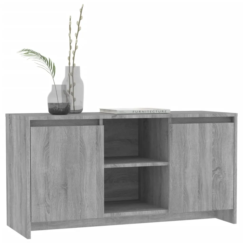 VidaXL TV-Schrank Grau Sonoma-Eiche 102x37,5x52,5 Cm Holzwerkstoff – Bild 3
