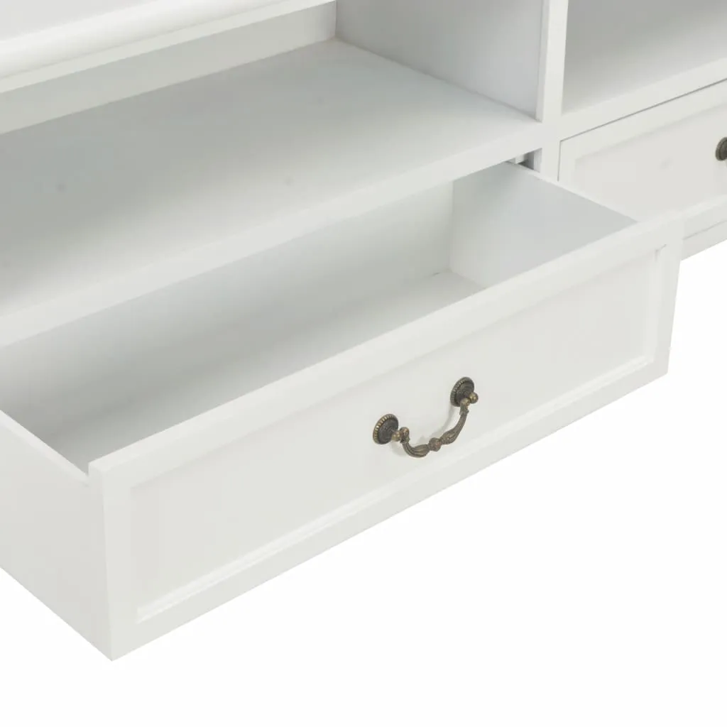 VidaXL TV-Schrank Weiß 120x30x40 Cm Holz – Bild 8