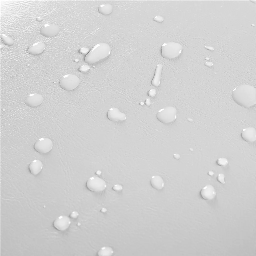 Yaheetech Esszimmerstühle 2er Set Küchenstuhl Polsterstuhl Mit Hoher Rückenlehne, Beine Aus Massivholz, Gepolsterte Sitzfläche Aus Kunstleder Weiß – Bild 10