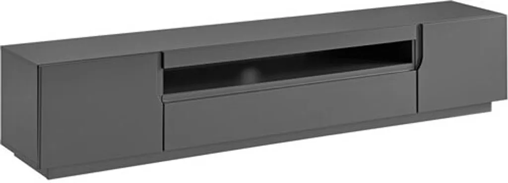 Lowboard TV-Unterschrank Eston B 200cm Graphit Front MDF – Bild 2