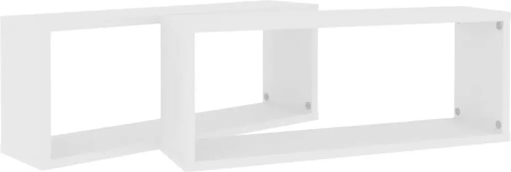 VidaXL Würfelregale 2 Stk. Weiß 60x15x23 Cm Holzwerkstoff – Bild 8
