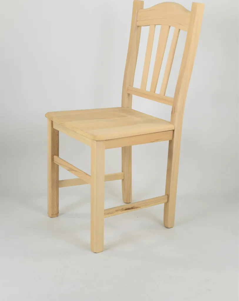 T M C S Tommychairs - 4er Set Stühle SILVANA Für Küche Und Esszimmer, Robuste Struktur Aus Poliertem Buchenholz, Unbehandelt Und 100% Natürlich, Sitzfläche Aus Poliertem Holz – Bild 2