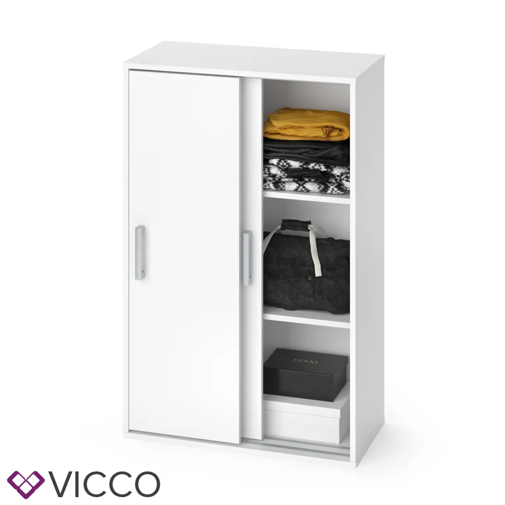 Vicco Kleiderschrank Falk Weiß 68 X 108,5 X 33 Cm Holzwerkstoff – Bild 7