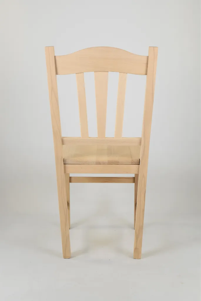 T M C S Tommychairs - 4er Set Stühle SILVANA Für Küche Und Esszimmer, Robuste Struktur Aus Poliertem Buchenholz, Unbehandelt Und 100% Natürlich, Sitzfläche Aus Poliertem Holz – Bild 5
