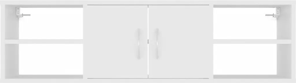 VidaXL Wandregal Weiß 102x30x29 Cm Holzwerkstoff – Bild 6