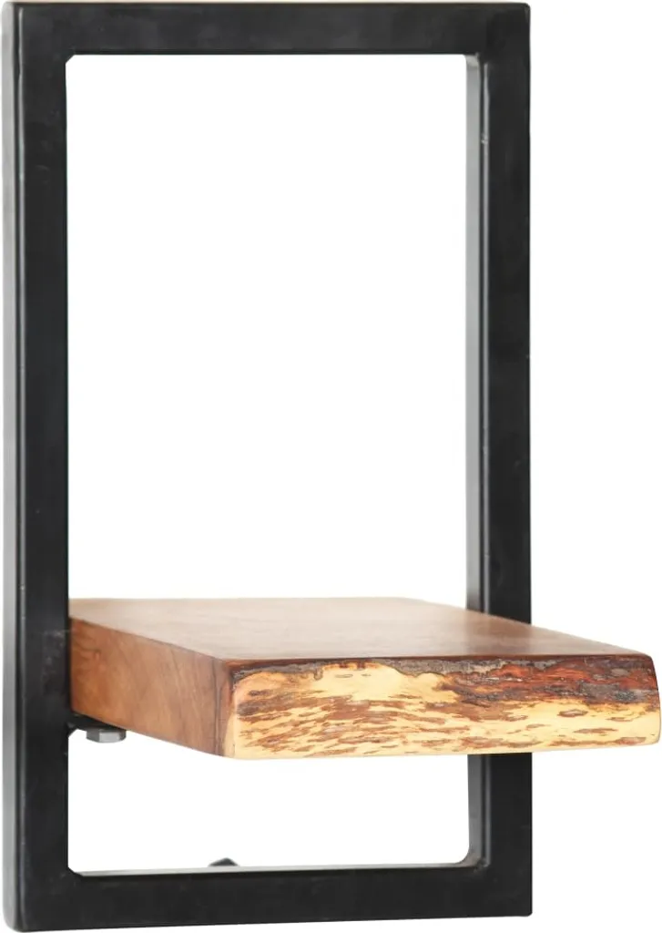 VidaXL Wandregal-Set 5-tlg. Akazienholz Massiv Und Stahl – Bild 7