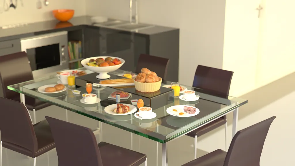 DURATABLE® Schwarz 1000mm X 300mm X 130mm Glasaufsatz Glastisch LCD Tisch TV Aufsatz Monitor – Bild 4